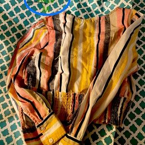 Stripe shirt at the end lines